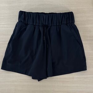 All In Motion Black High Rise Wide Leg Lifestyle Shorts XS